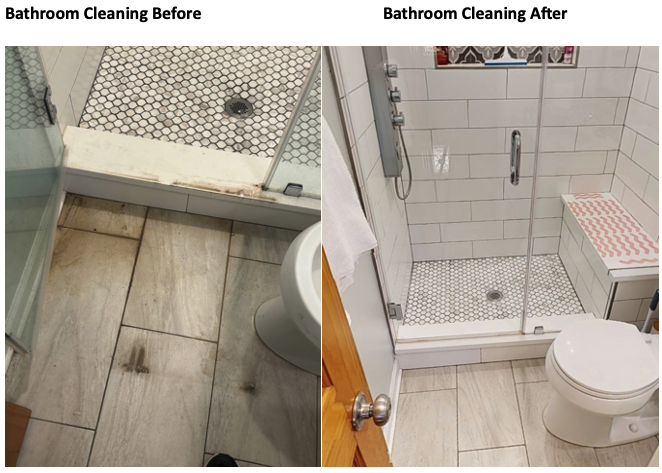 Move-out Cleaning, bathroom cleaning, grout cleaning,